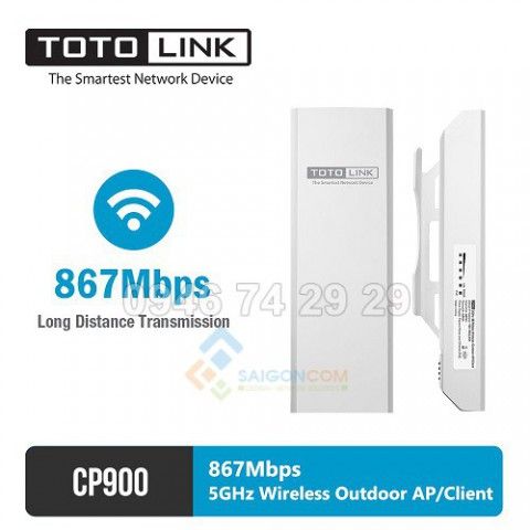 Thiết bị wifi không dây ngoài trời totolink, băng tần 5GHz