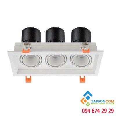 Đèn led ốp trần 3 chế độ màu 3x12W - 75x240