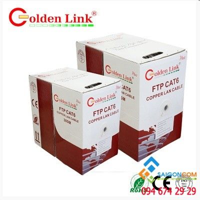 Dây cáp mạng Golden Link Category 6 FTP Cable 4-Pair, 23AWG