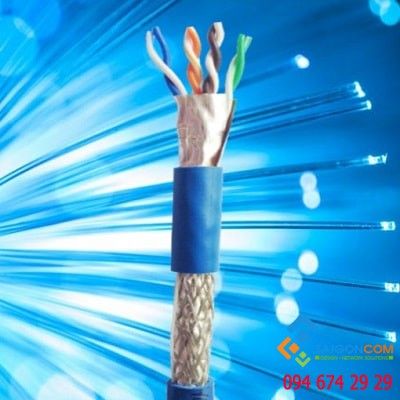 Cáp mạng chống nhiễm Hosiwell CAT6 FTP 4Px23AWG | PN: 30026-BL