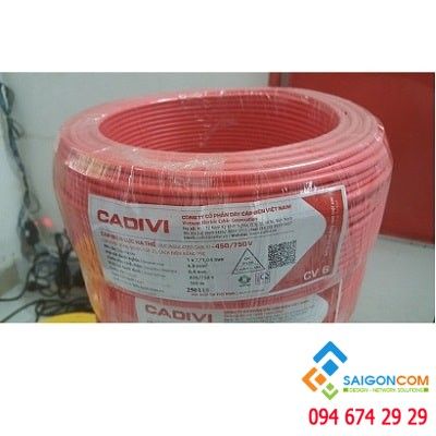 Dây cáp điện CADIVI 10 (Đen, đỏ)