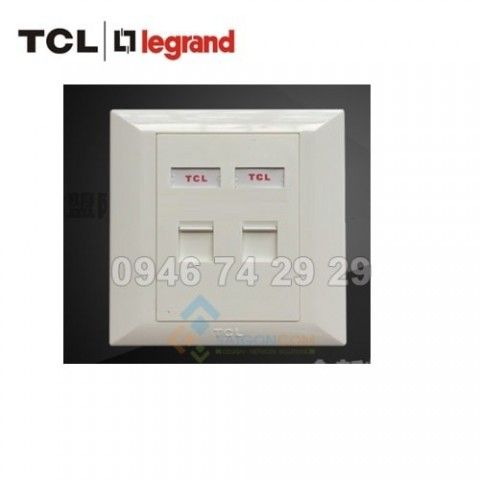 Mặt nạ vuông 2 port Legrand kich thuớc 86x86