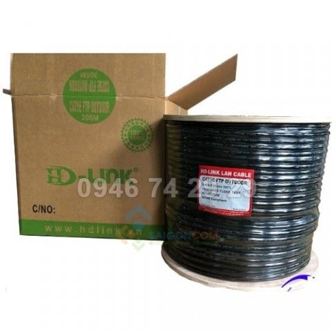 Cáp mạng HD-Link Cat5e Copper Outdoor FTP – Cáp mạng đi ngoài trời