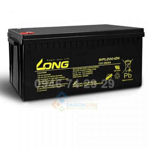 Ắc quy Viễn thông 12V-120Ah- Long- công nghệ Taiwan, sản xuất tại Việt Nam