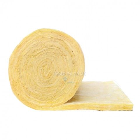 Bông khoáng dạng cuộn trơn và cuộn lưới kẽm (bông khoáng rockwool)