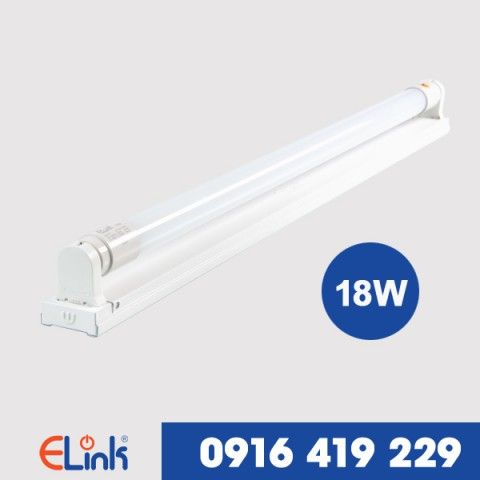 Bộ bóng đèn LED tuýp nhựa 18W ánh sáng vàng ELINK EMB-18V