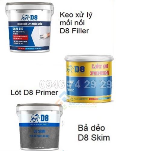 Bộ chống nứt, xử lý mối nối  (5  lít  keo + 1 lít lót+ 5 lít vữa)