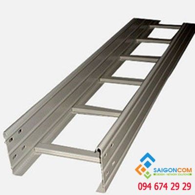 Thang cáp 400x100x1.5mm, thép sơn tĩnh điện