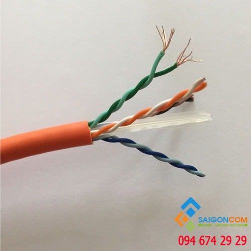 Cáp mạng cho thang máy Hosiwell Cat6 UTP  24AWG