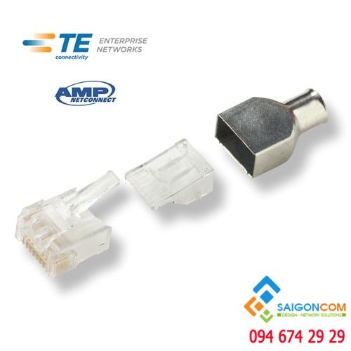 Đầu bấm mạng 3 mảnh CAT6 Commscope | P/N: 5-1479185-3