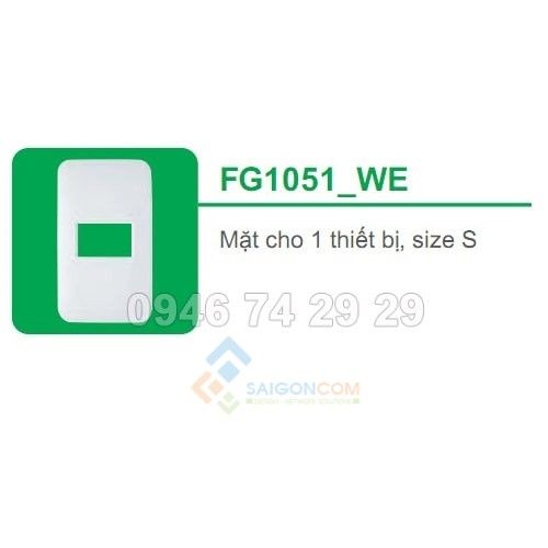 Mặt cho 1 thiết bị size S FG1051_WE