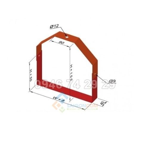 V móc máng cáp thép CT3 dày 1.2mm, Sơn tĩnh điện