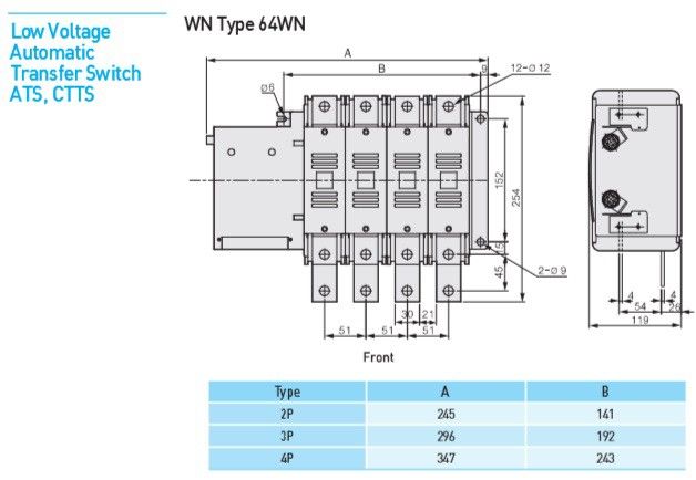 4P 64WN 400A 1