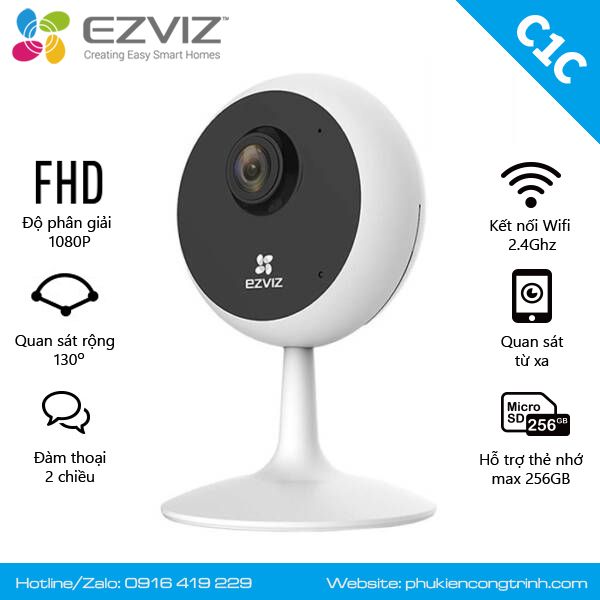 Camera Wifi Ezviz C1C 1080P